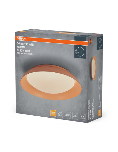 PLAFON ORBIS PLATE 430 35W830CLICKDIM RO 