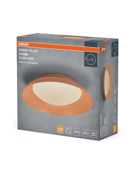 PLAFON ORBIS PLATE 310 19W830CLICKDIM RO 