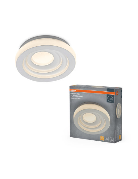 PLAFON ORBIS IRIS 3LAYER 215MM 24W 830 WT 