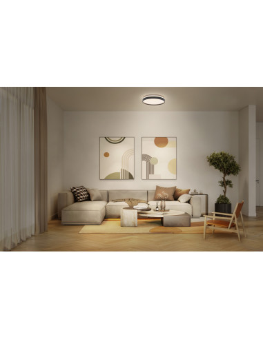 PLAFON ORBIS GISELA 385MM 24W 830 BK 