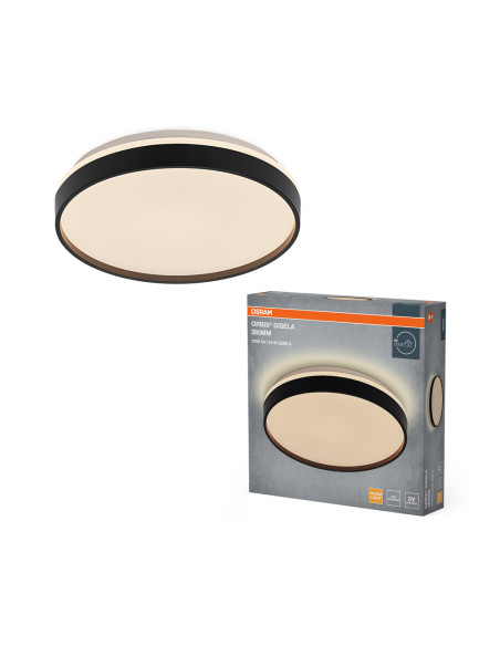 PLAFON ORBIS GISELA 385MM 24W 830 BK 