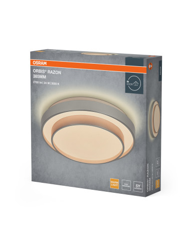 PLAFON ORBIS RAZON 385MM 24W 830 SI 