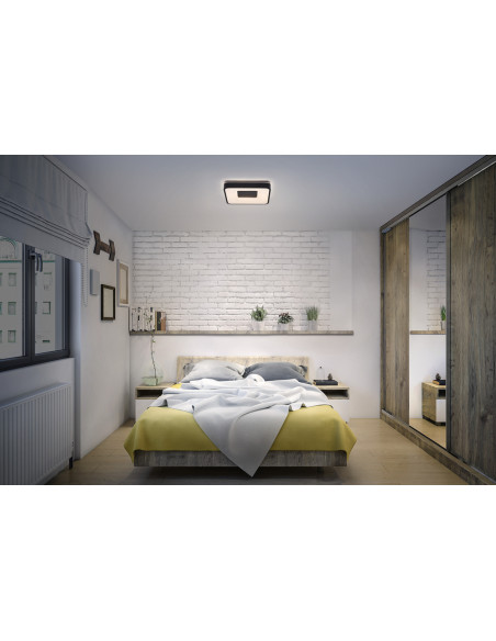 PLAFON ORBIS PIANA 290X290 16W830CLICKD BK 
