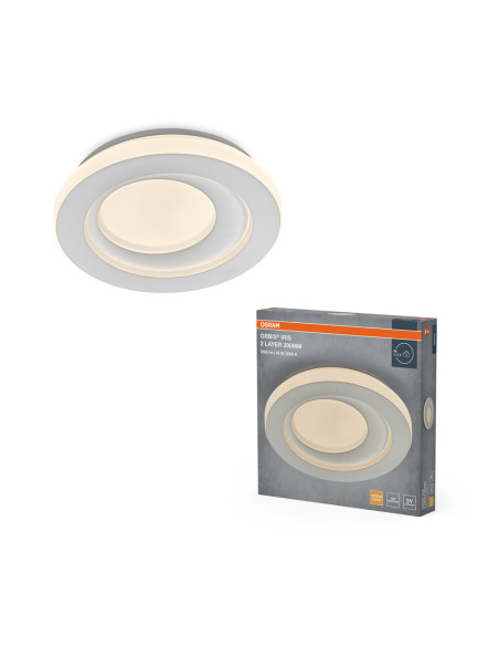 PLAFON ORBIS IRIS 2LAYER 390MM 48W 830 WT 