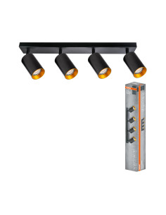 LAMPA NATYNKOWA DECOR SPOT ETERNAL 4XGU10 BK/GD EUE 