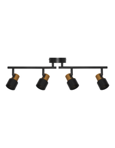LAMPA NATYNKOWA DECOR SPOT SECTORAL 4XGU10 GD/BKEUE 