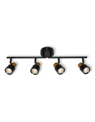 LAMPA NATYNKOWA DECOR SPOT SECTORAL 4XGU10 GD/BKEUE 