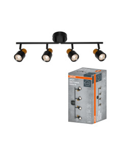 LAMPA NATYNKOWA DECOR SPOT SECTORAL 4XGU10 GD/BKEUE 