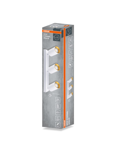 LAMPA NATYNKOWA DECOR SPOT ETERNAL 3XGU10 WT/GD EUE 