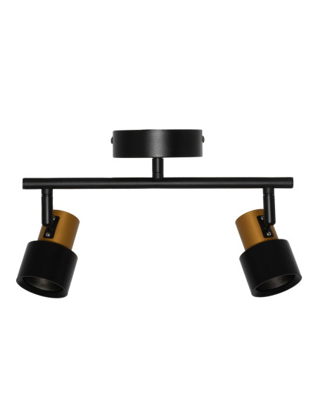 LAMPA NATYNKOWA DECOR SPOT SECTORAL 2XGU10 GD/BKEUE 