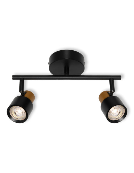 LAMPA NATYNKOWA DECOR SPOT SECTORAL 2XGU10 GD/BKEUE 