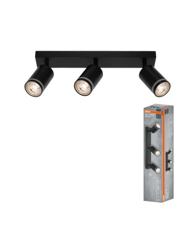 LAMPA NATYNKOWA DECOR SPOT PULSE 3XGU10 BK EUE 