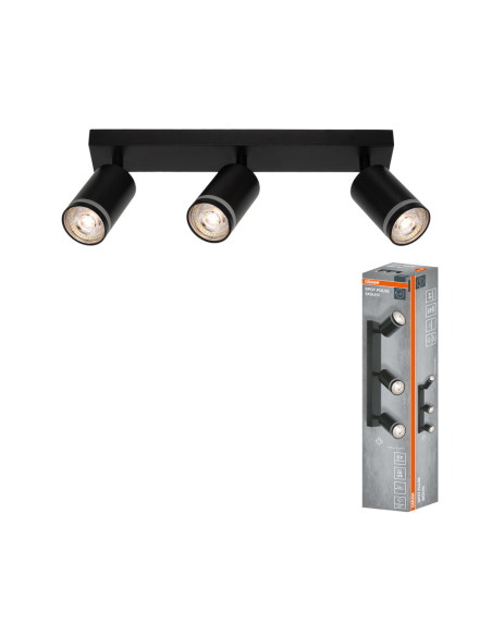 LAMPA NATYNKOWA DECOR SPOT PULSE 3XGU10 BK EUE 
