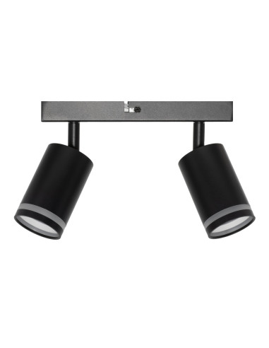 LAMPA NATYNKOWA DECOR SPOT PULSE 2XGU10 BK EUE 