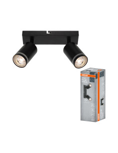 LAMPA NATYNKOWA DECOR SPOT PULSE 2XGU10 BK EUE 