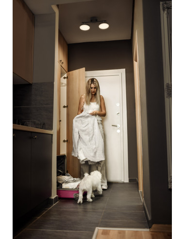 LAMPA NATYNKOWA DECOR SPOT MOON 2SPOT 10.5W 830 BK 