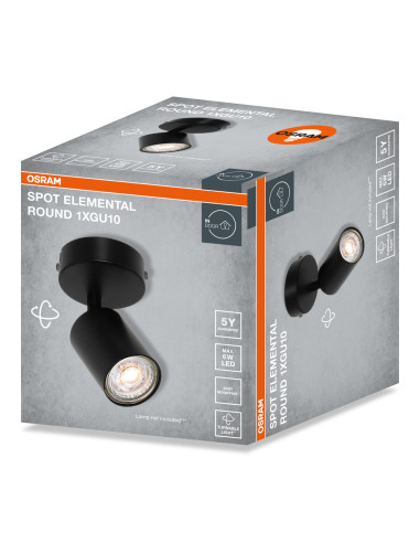KINKIET DECOR SPOT ELEMENTAL 1XGU10 RDBKEUE 