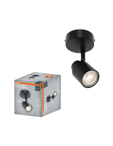 KINKIET DECOR SPOT PRIMAL 1XGU10 RD BK EUE 