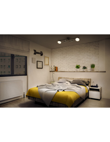 LAMPA NATYNKOWA DECOR SPOT MOON 4SPOT 21W 830 BK 