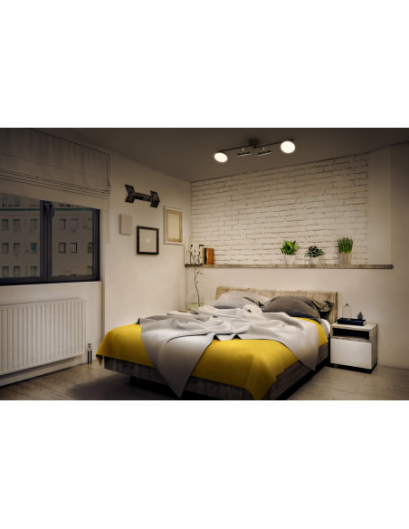 LAMPA NATYNKOWA DECOR SPOT MOON 4SPOT 21W 830 BK 