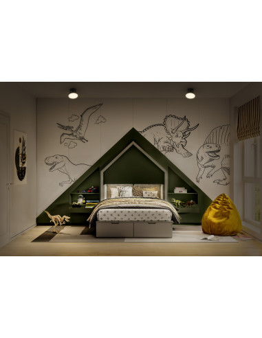 LAMPA NATYNKOWA DECOR SPOT MOON 1SPOT W 5.8W 830 BK 