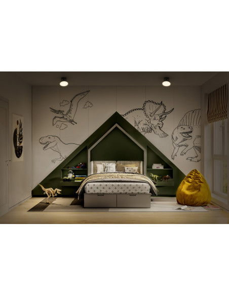 LAMPA NATYNKOWA DECOR SPOT MOON 1SPOT W 5.8W 830 BK 