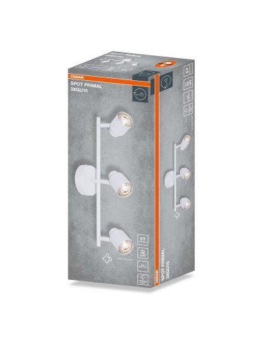 LAMPA NATYNKOWA DECOR SPOT PRIMAL 3XGU10 WT EUE 