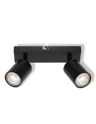 LAMPA NATYNKOWA DECOR SPOT ELEMENTAL 2XGU10 BK EUE 