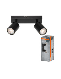 LAMPA NATYNKOWA DECOR SPOT ELEMENTAL 2XGU10 BK EUE 