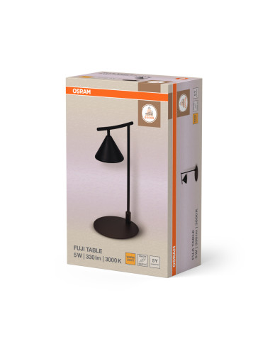 LAMPA STOŁOWA/BIURKOWA DECOR FUJI TABLE 5W 930 BK 