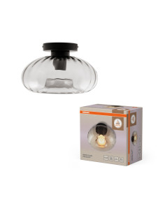 LAMPA NATYNKOWA DECOR SMOKE GLASS CEILING E27 