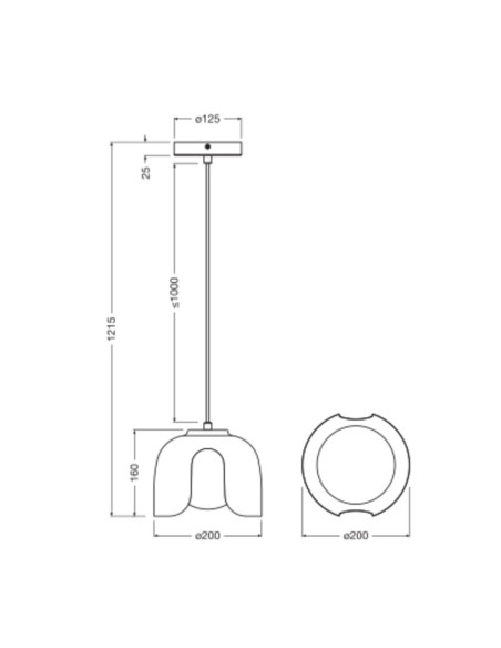 LAMPA WISZĄCA DECOR COROLLE PENDANT E27 BK 