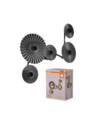 KINKIET DECOR PLISSEE WALL 5xE27 DG 