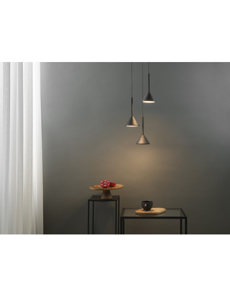 LAMPA WISZĄCA DECOR FUJI 3XPENDANT PL 13W 930 BK 