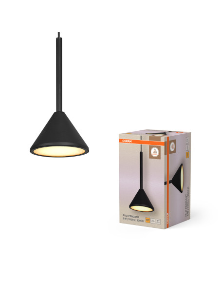 LAMPA WISZĄCA DECOR FUJI 1XPENDANT 5W 930 BK 