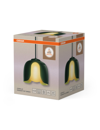 LAMPA WISZĄCA DECOR COROLLE PENDANT E27 GN 