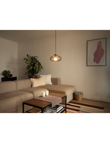 LAMPA WISZĄCA DECOR SMOKE GLASS PENDANT E27 