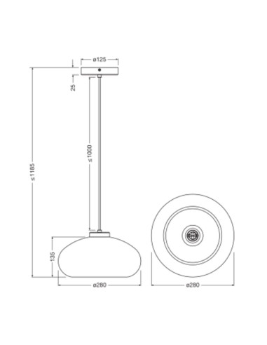 LAMPA WISZĄCA DECOR SMOKE GLASS PENDANT E27 