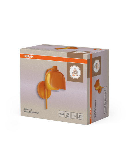 KINKIET DECOR COROLLE WALL G9 OR 