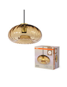 LAMPA WISZĄCA DECOR GOLD GLASS PENDANT E27 