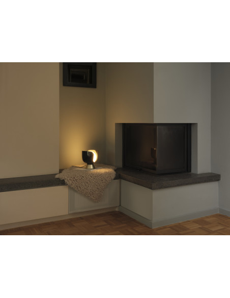 LAMPA STOŁOWA DECOR COROLLE TABLE CHALICE E14 BK 