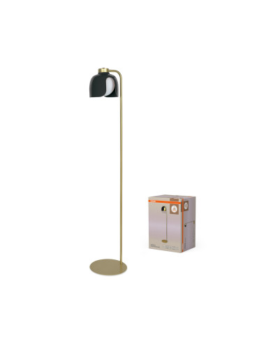 LAMPA PODŁOGOWA DECOR COROLLE FLOOR E27 BK 
