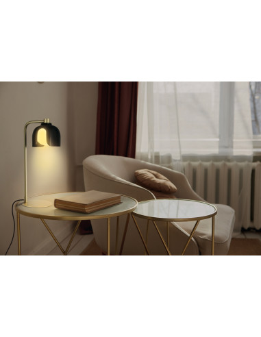 LAMPA STOŁOWA DECOR COROLLE TABLE G9 BK 
