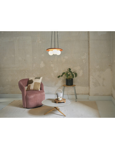 LAMPA WISZĄCA DECOR CLAY NEST PENDANT 3XG9 BR 