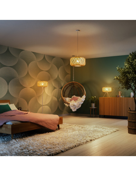 LAMPA stojąca podłogowa DECOR PAPER BALE FLOOR 1XE27