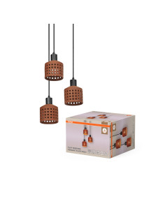 LAMPA WISZĄCA DECOR CLAY WINDOWS PEND PL 3XE27 