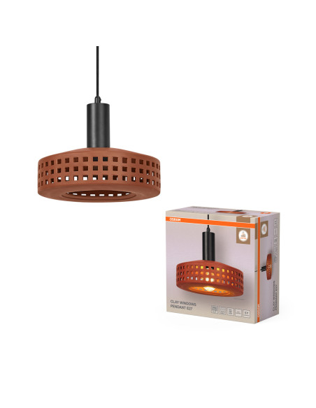 LAMPA WISZĄCA DECOR CLAY WINDOWS PENDANT 1XE27 