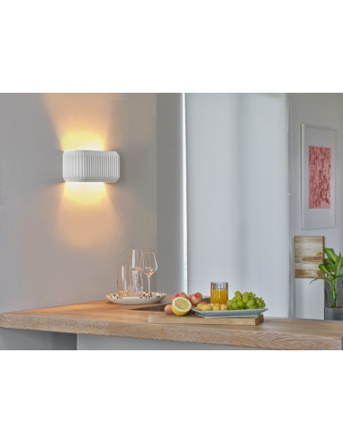KINKIET DECOR PLASTER ROUTES WALL 330 2XE27 