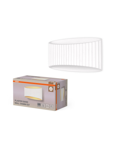 KINKIET DECOR PLASTER BAND WALL 345 1XE27 