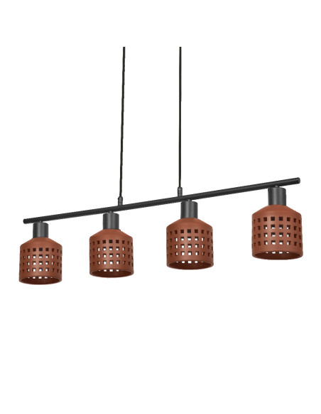 LAMPA WISZĄCA DECOR CLAY WINDOWS PEND LN 4XE27 